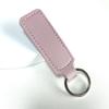 Simple PU Leather Keychain Soft Touch Solid Color Mini Key Holder Fashion Bag Pendant Decor for Daily Use