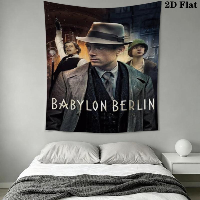 Arazzo Muro di Berlino Babylon Appeso Estetico alla Parete Coperta in Tessuto Stampato Arazzi Decorativi per Camera da Letto Soggiorno Arredamento Casa