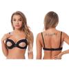 Womens Sexy Lingerie Lace Floral Sheer Hollow Out Wireless Unlined Bra Tops