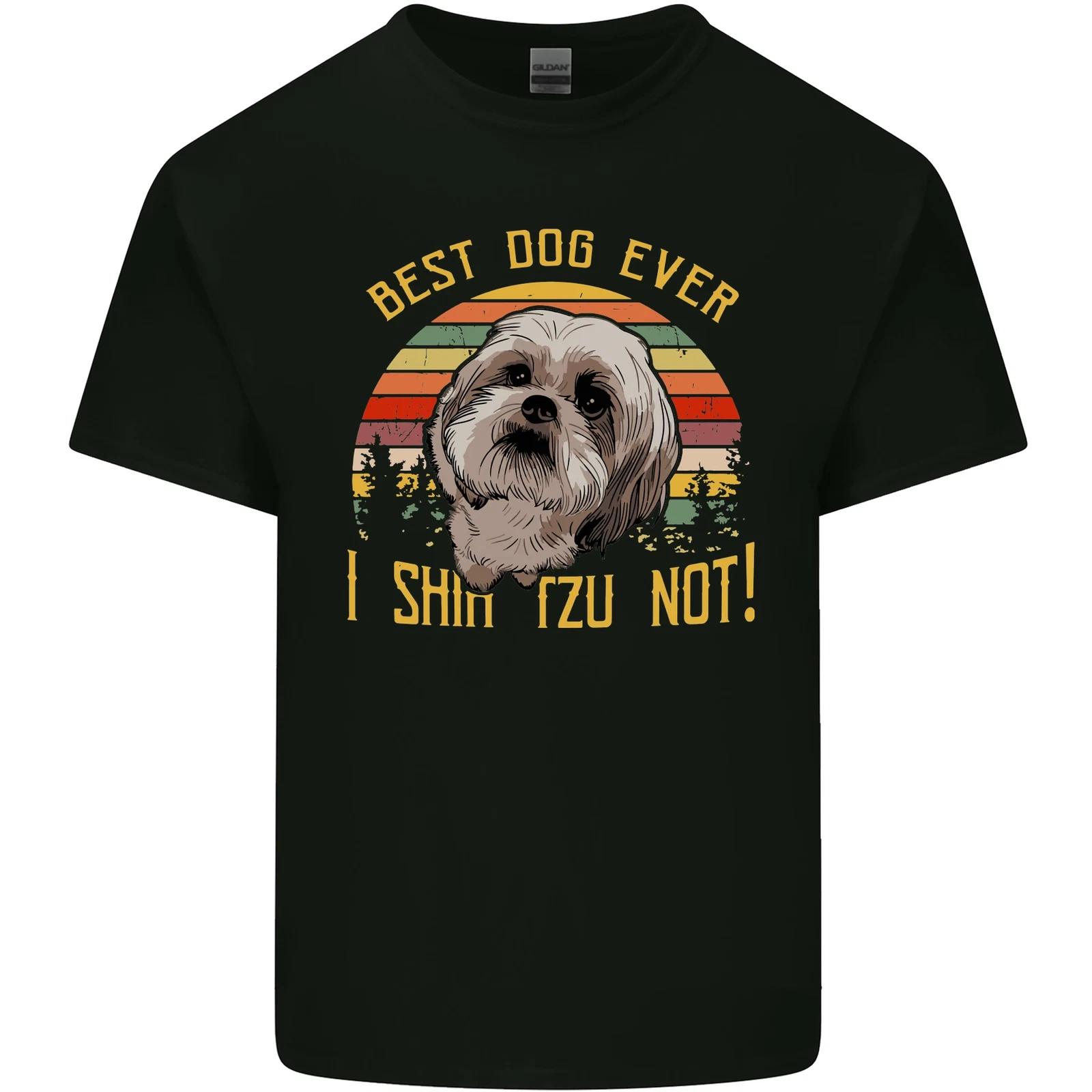 Best Dog Ever I Shih Tzu Not Funny Kids T-Shirt Childrens 2XL