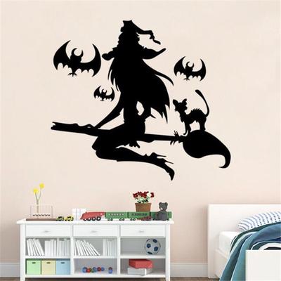 Happy Halloween Wall Sticker Window Home Decoration Halloween Wall Sticker Photo Wall PVC 42*52cm