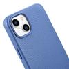 Icarer Litchi Premium Leather Case Skórzane Etui Iphone 14 Plus Magnetyczne Z Magsafe Jasnoniebieski (Wmi14220711-Lb)