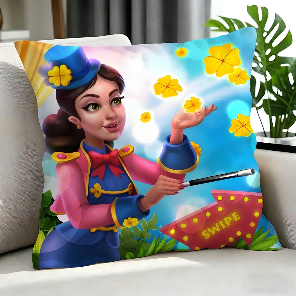 game Township Cushion Cover Cushion Cover Set Pcs x x x Pillowcase Decorative Sofa Home Decor