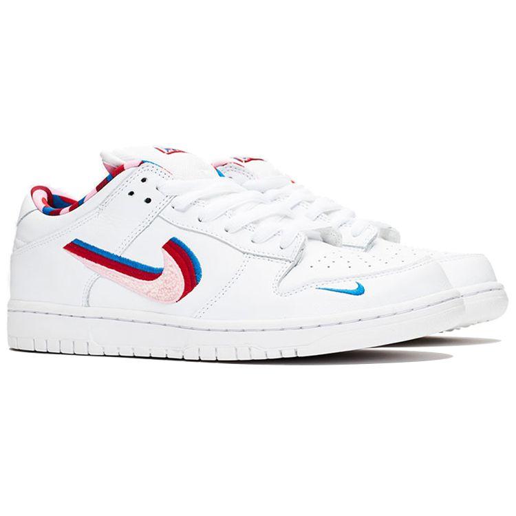 Parra x Nike Dunk Low OG SB QS Sneakers Unisex Bianco Rosa-Rise-Rosso-Ginnastica CN4504-100