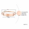 When I'm Dead Just Throw Me in The Trash Medical Alert ID Bracelets for Women Stainless Steel Elegant Personalize Cuff Bangle