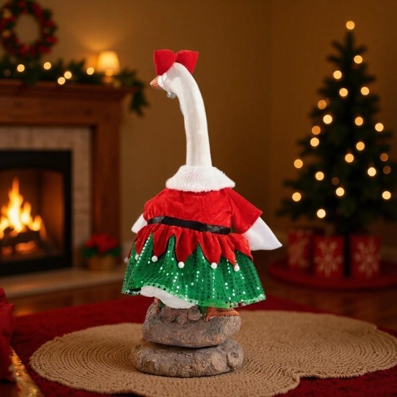 Classic Christmas Porch Goose Decoration Dress-up Shirt