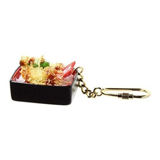 Food Sample Shop Keychain (Tenju) Miscellaneous Tempura Shrimp Jubako Overseas Souvenir Gift