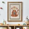 Poster for a Child Monkey with a Book