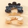 Sweet Acrylic Hair Claw for Long Hair Barrette Crab Flower Hair Clips Headwear