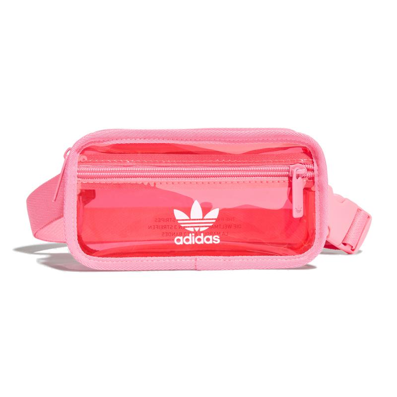 

Adidas Оригинальный полиуретановый (ПУ) ламинированный ТПУ поясная сумка обычная унисекс половина неоново-розовая Adidas H50996