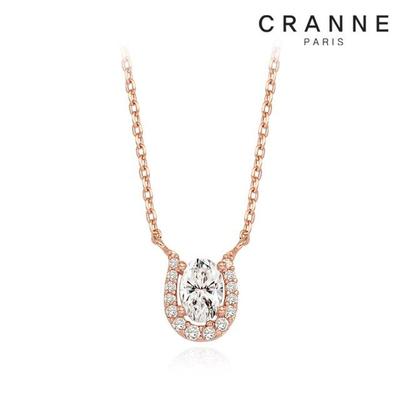 One-Point Cubic Necklace C24NB115