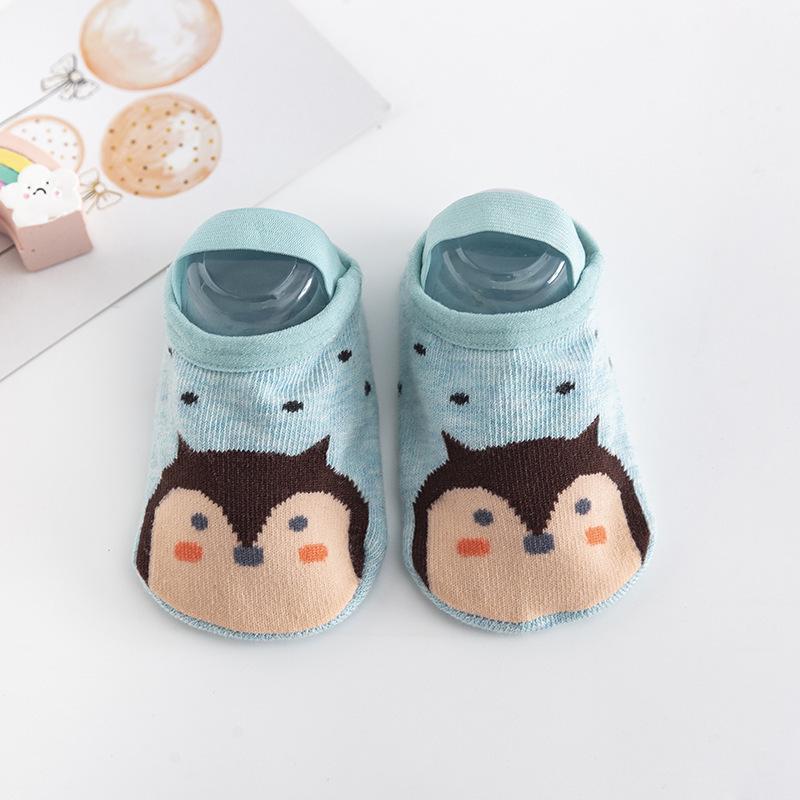 2025 Pure Cotton Non-Slip Baby Cartoon Walking Socks - Spring/Summer