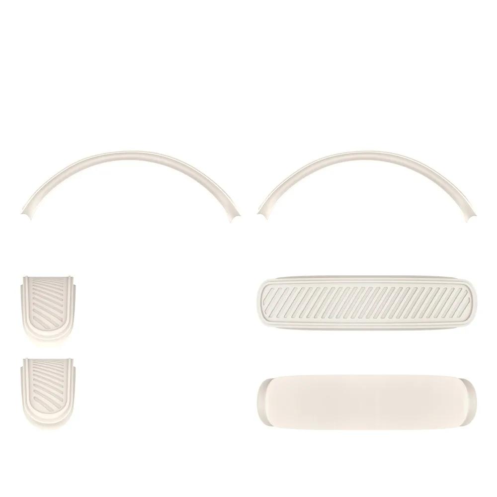 

1Pcs Silicone Headband Cover Washable Replacement Headband Cushion Case Headset Accessories Protective Cover for AirPods Max бежевый