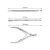 Cuticle nipper cuticle pusher [3-piece set] cuticle care, nail removal, cuticle treatment, cuticle nipper beauty tool set