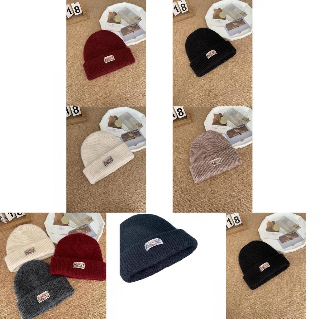 Cotton Knitted Beanie Hat For Women With Warm Coverage For Winter Outdoor Activities