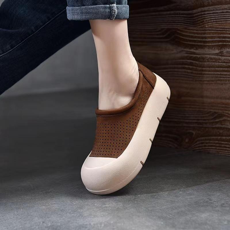 

Нишевая спортивная обувь с толстой подошвой и круглым носком, женская, весна-лето 2024, новые повседневные кроссовки для серфинга, универсальные, с большой головкой, уродливые, милые туфли 35 хаки