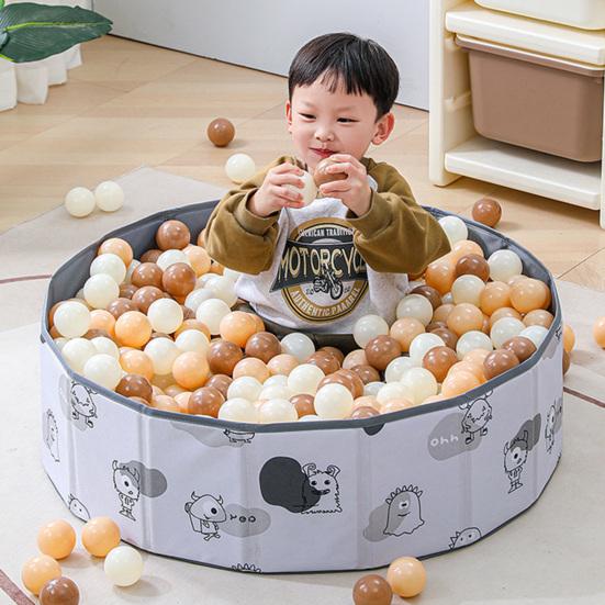 100 szt. Kulki dla dzieci do basenów kulkowych Odporne na zgniatanie 5,5 cm średnicy 3 mieszane kolory Pogrubione Kulki oceaniczne Chwyt Zabawka do zabawy Plastikowy basen