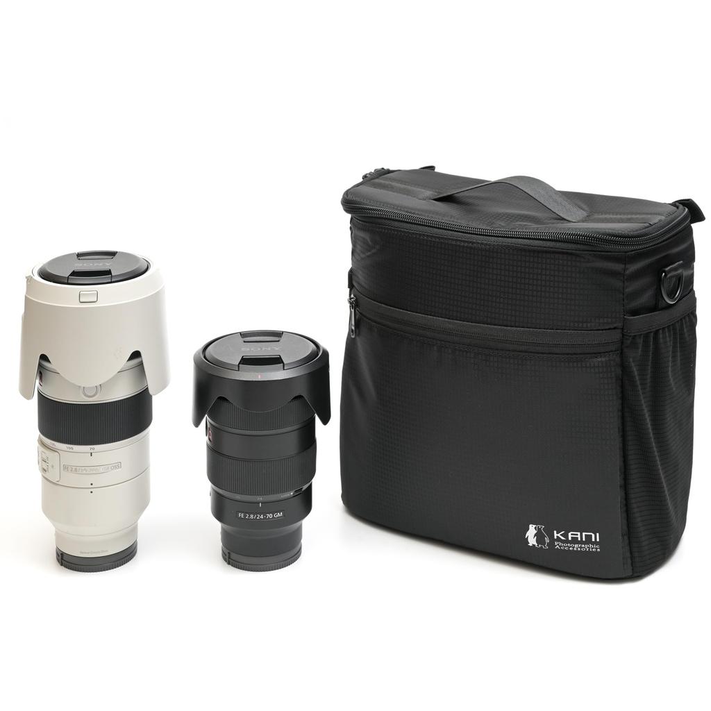 KANI Camera Bag Black XL Size Inner Case Capacity Approximately 6L Shoulder Bag Detachable Shoulder Belt Nylon 817969 AC-017XL