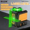 Mini Portable Green Light Laser Level - 5-Line Auto Leveling, Strong Light, Fine Line Casting