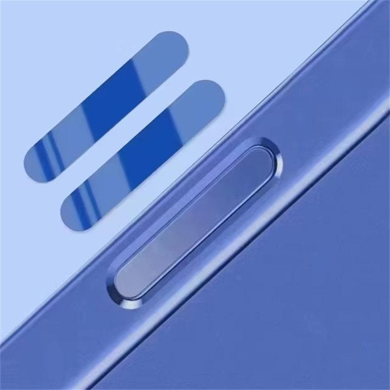 

2PCS Бічне загартоване скло для iPhone 16 Pro Max Кнопка керування камерою Захисний захисний екран Плівка-наклейка для iPhone16Plus 16 Pro Glass iPhone 16 синій