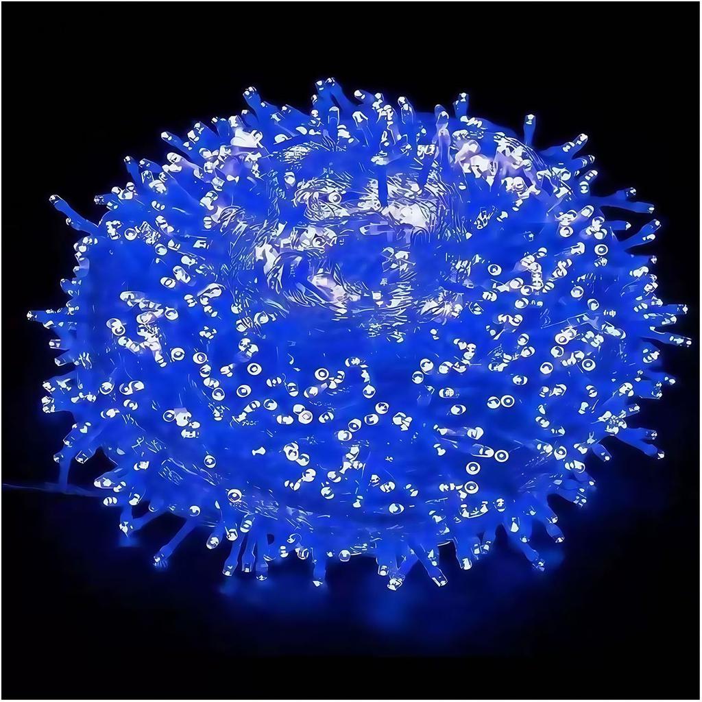 Candy88 LED String Lights for Outdoor Use, Waterproof, 10m (100 bulbs), 30m (300 bulbs), 100m (800 bulbs), 8 Lighting Patterns, Memory Function,