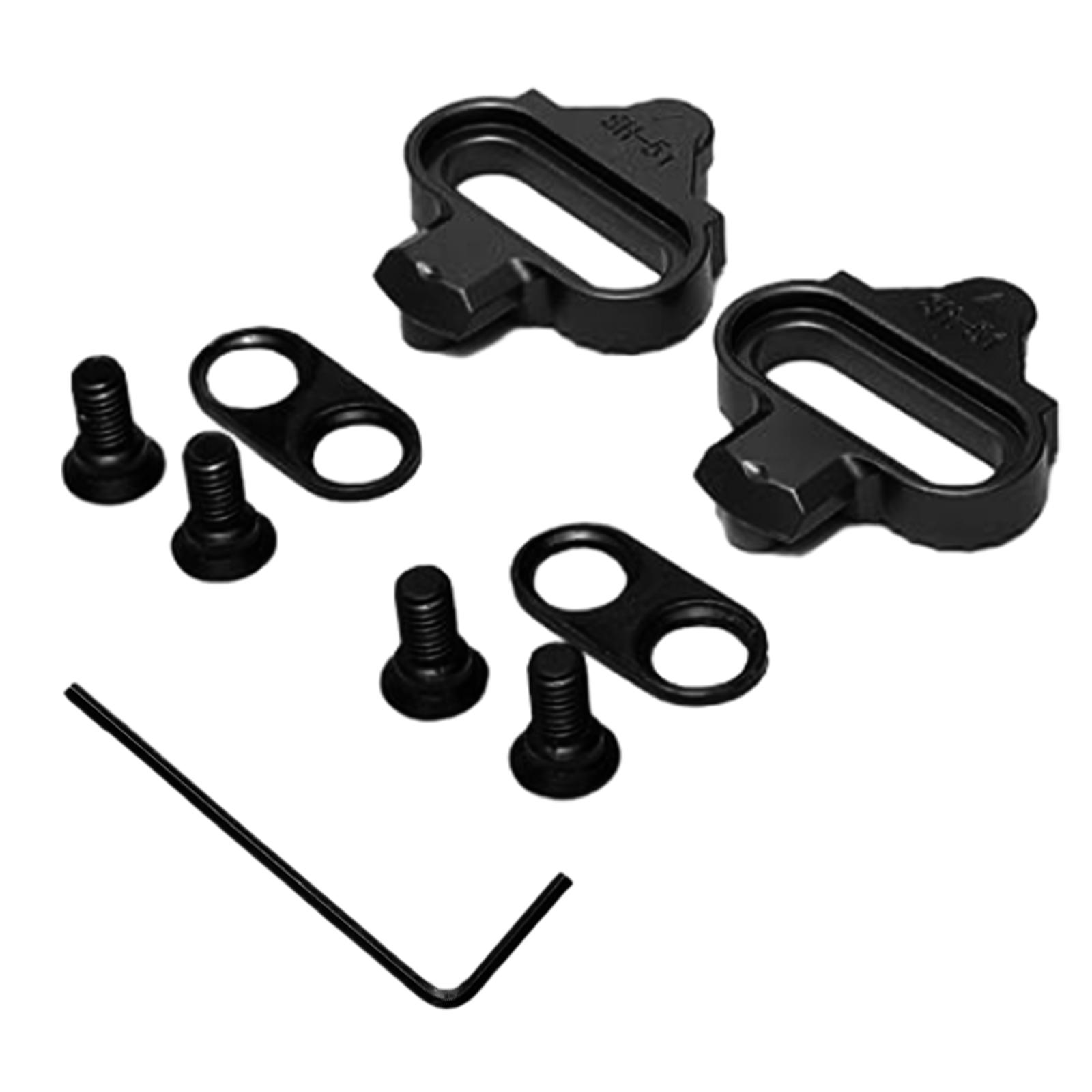 Туфли для горного велосипеда Шипы для Shimano SH51 SPD MTB Шипы Multi-Release Spd Педаль Велосипедные туфли Клипсы Набор Велосипедные аксессуары чёрный