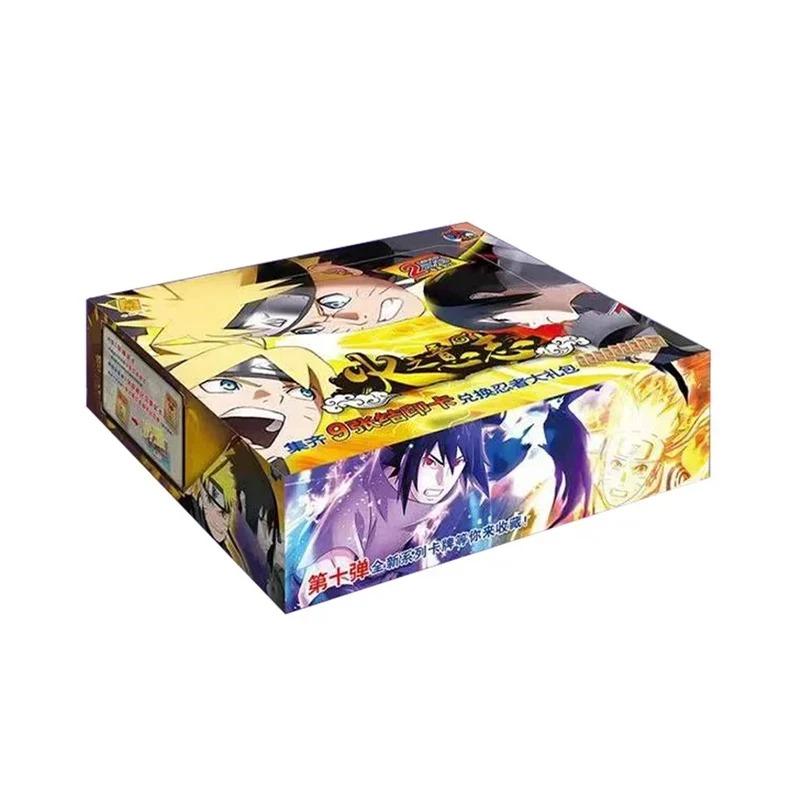 Genuine Naruto Card Will of Fire Deluxe Collection Edition Card Naruto Sasuke Anime Character Cards Collection Toys Kids Gifts