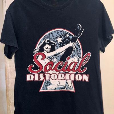 Schwarz-Rotes Social Distortion 2000er Shirt Geschenk Volle Größe S bis 5XL SEG_437 Unisex T-Shirt