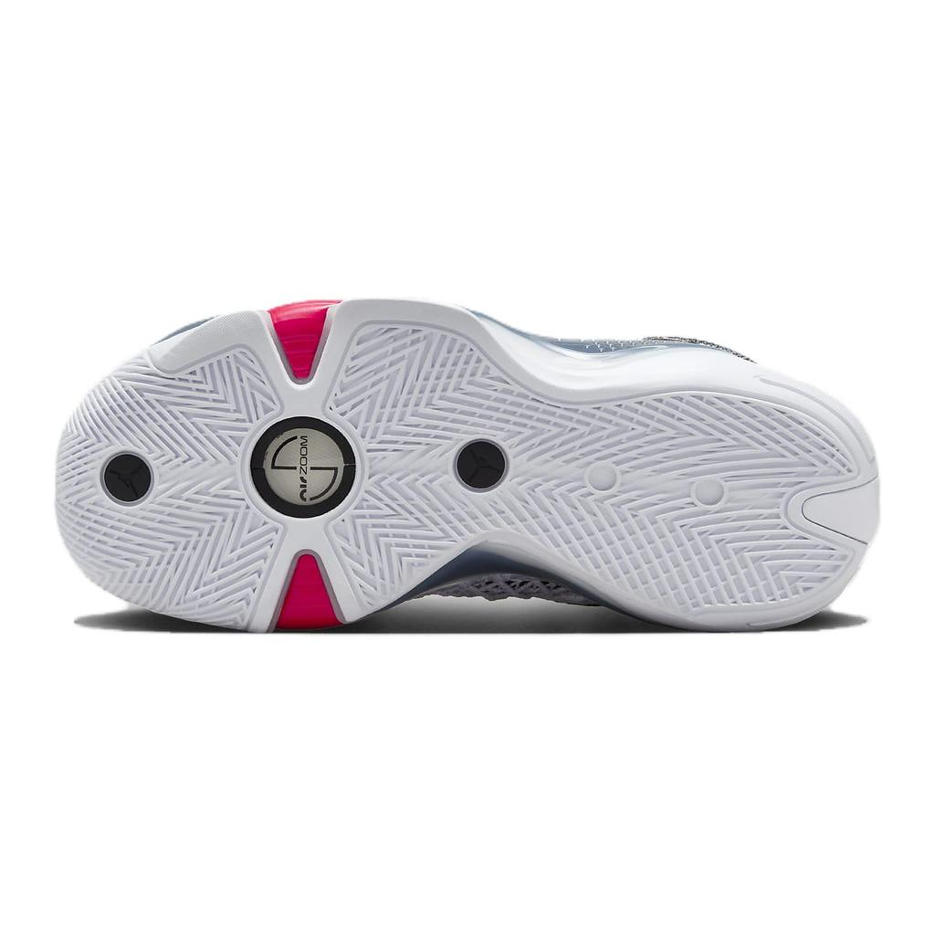 New Jordan Air Jordan 38 Low GS Cushioning, Wear Resistant Mid Top Children's Basketball Shoes Black White Red Teenagers DZ3499-101