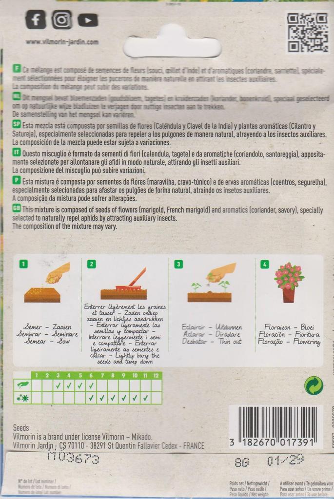 SEMILLAS DE ALEJA LOS PULGONES