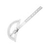 Angle Finder Ruler 0-180 Degree Stainless Steel Protractor Goniometer Angle Finder Gauge 15cm Ruler Stainless Steel Angle Finder