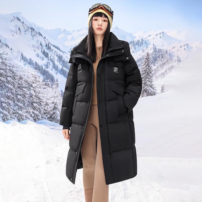 YAYA Wang Yibo Co-branded Couple's Hooded Down Jacket
