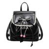 Schoolbag Korean version of high-end simple and versatile lightweight backpack bag women's 1011 summer new high-end cute small backpack