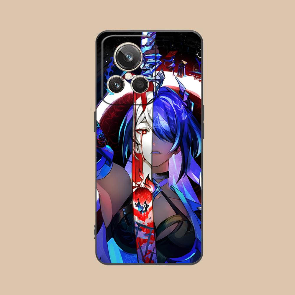 HSR Acheron Matte TPU Mobile Phone Case for Realme GT 8 Neo Pro C75 73 71 C67 65 C55 53 C35 31 C20 15 Colorful Cover