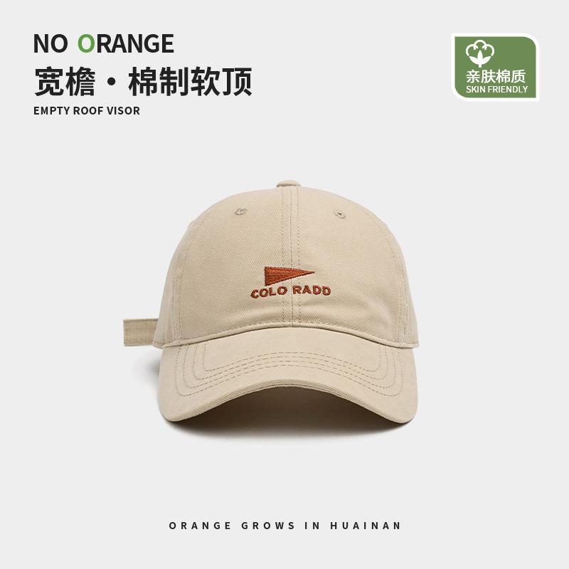 

Новая бейсболка с мягкой верхней частью и вышивкой для женщин с маленьким лицом, летняя кепка с солнцезащитным козырьком для мужчин, высококачественная серая шляпа Adjustable [54-59CM]