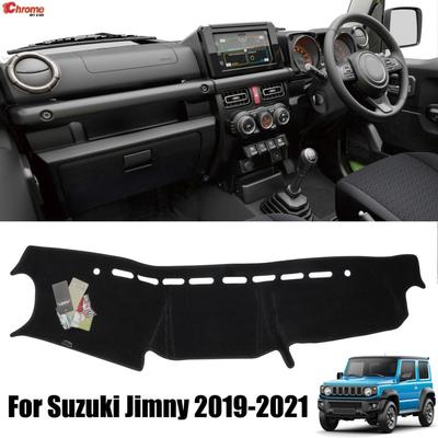 Car Dash Mat Dashmat Anti-Slip Mat Dashboard Pad UV Cover For Jimny JB74W 2019 2020 2021 2022 Sunshade Carpet Accessories