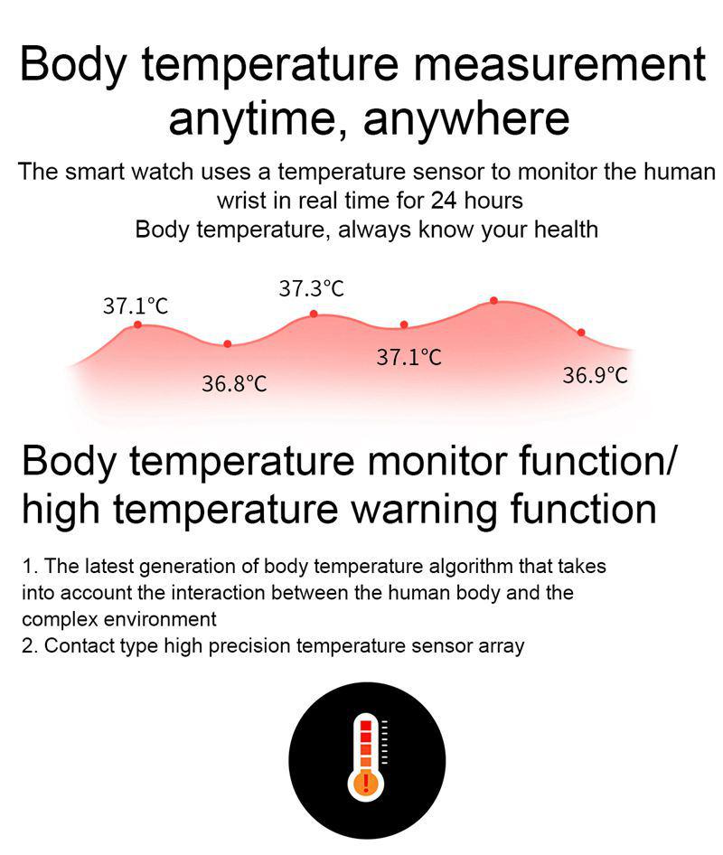 Smart ECG Watch: Health Monitor for Sleep, Blood Pressure, and Oxygen - Ideal for Elderly Men and Women