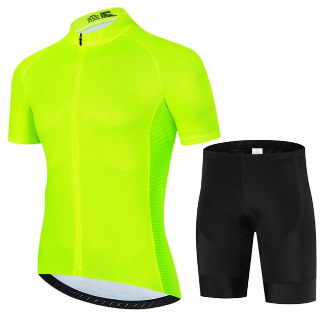 2026 Summer Breathable Cycling Suit Set MTB Bicycle Wear Racing Bike Clothes Maillot Ropa Ciclismo Outdoor Men Cycling Clothing Quick Dry