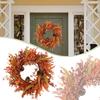 Autumn Berry Wreath Artificial Halloween Door Hanging Festival Home Decoration Front Door Wreath Fall Garland for Prop Farmhouse