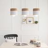 Nordic Macaron-Style Metal Pendant Light Simple Design Ceiling Lamp for Dining Room Bedroom and Bathroom White