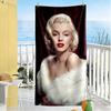 Marilyn Monroe Iconic Pose Beach Towel Super Soft & Absorbent Comfortable Lightweight