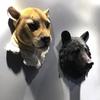 Nordic Style Resin Animal Head Wall Décor: Wolf & Lion