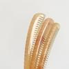 Natural Sheep Horn Comb Anti-Static Fine Tooth Hair Styling Detangling Comb With Handle For Men Women Head Scalp Health Care