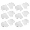 6 pares de almohadillas para el talón Protector de cojín cubierta protectora del talón con absorción de impactos con agujeros