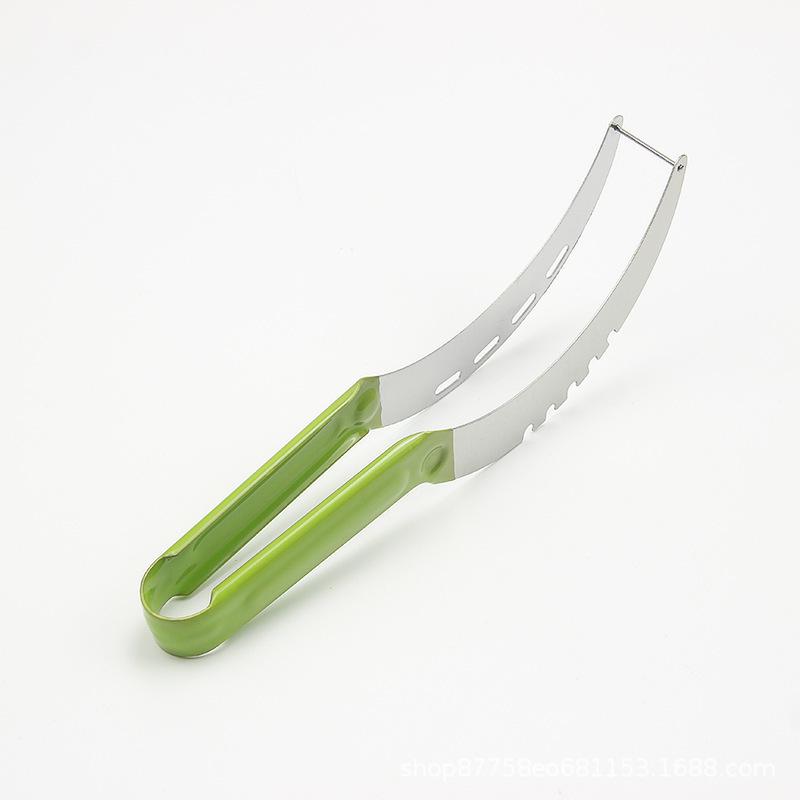 Watermelon Cutter & Fruit Divider - Multi-functional Stainless Steel Kitchen Gadget