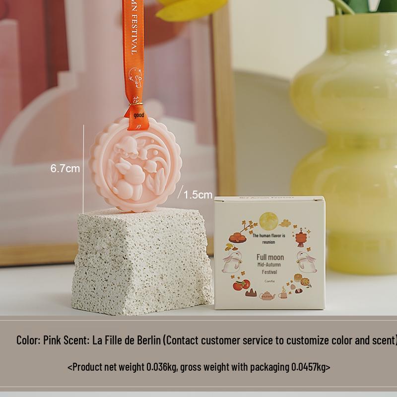 High-End Osmanthus Scented Candle & Mooncake Gift Set: Stylish Mid-Autumn Festival Souvenir