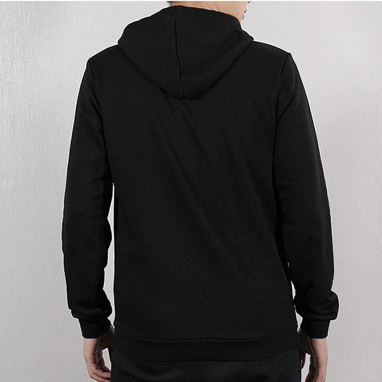 Adidas Sweatshirts Men's Black Hooded Moderate Regular DW8022