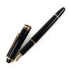 Very Good MONTBLANC fountain pen Meisterstück Classic white star Black gold 14K Used