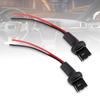 1 Pair 7440 T20 Wiring Harness Heat Resistance Multifunctional Plastic Socket Connector Wiring Harness for Headlight