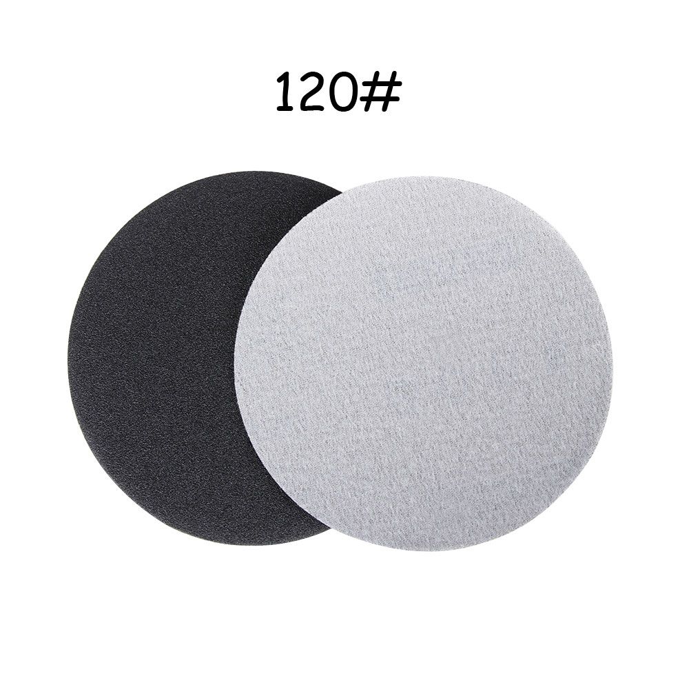 5/10/20Pcs Abrasive With Loop Wet or Dry Sandpaper Pads Sanding Disc 60 - 10000 Grit 5'' 125mm